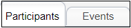 The Participants tab / The Events tab